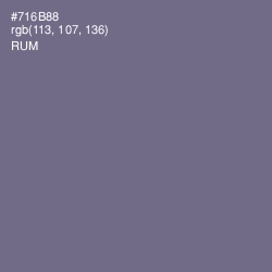 #716B88 - Rum Color Image