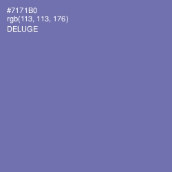 #7171B0 - Deluge Color Image