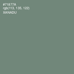 #71877A - Xanadu Color Image