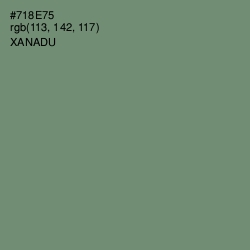 #718E75 - Xanadu Color Image