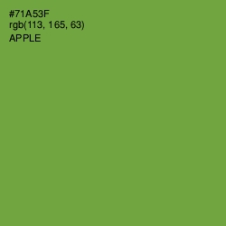 #71A53F - Apple Color Image