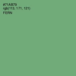 #71AB79 - Fern Color Image