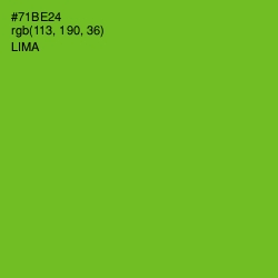 #71BE24 - Lima Color Image