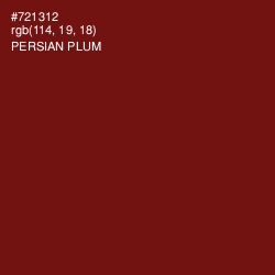 #721312 - Persian Plum Color Image