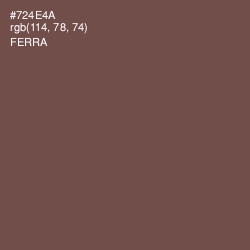 #724E4A - Ferra Color Image