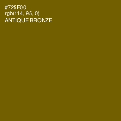 #725F00 - Antique Bronze Color Image