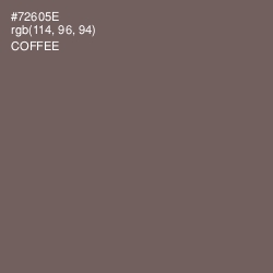 #72605E - Coffee Color Image