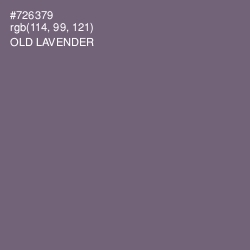 #726379 - Old Lavender Color Image