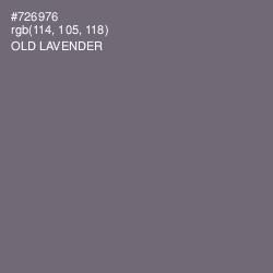 #726976 - Old Lavender Color Image