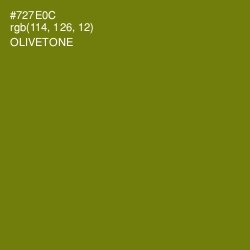 #727E0C - Olivetone Color Image