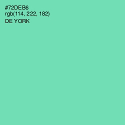 #72DEB6 - De York Color Image