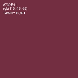 #732E41 - Tawny Port Color Image