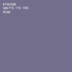 #736E8B - Rum Color Image