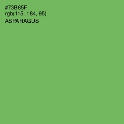 #73B85F - Asparagus Color Image