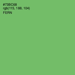 #73BC68 - Fern Color Image