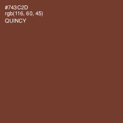 #743C2D - Quincy Color Image