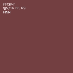 #743F41 - Finn Color Image