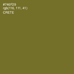 #746F29 - Crete Color Image