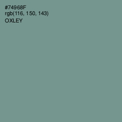 #74968F - Oxley Color Image