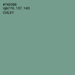 #749D8E - Oxley Color Image