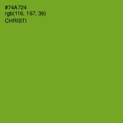 #74A724 - Christi Color Image
