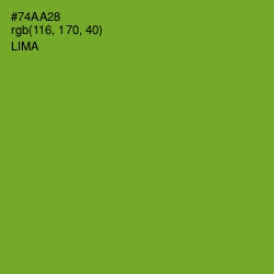 #74AA28 - Lima Color Image