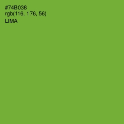#74B038 - Lima Color Image