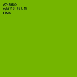 #74B500 - Lima Color Image