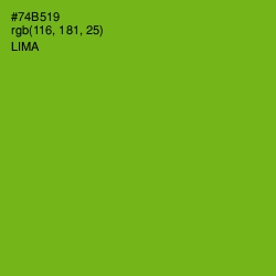 #74B519 - Lima Color Image