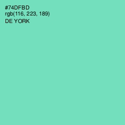 #74DFBD - De York Color Image