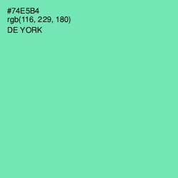 #74E5B4 - De York Color Image