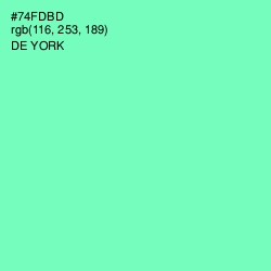 #74FDBD - De York Color Image