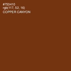 #753410 - Copper Canyon Color Image