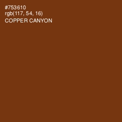 #753610 - Copper Canyon Color Image