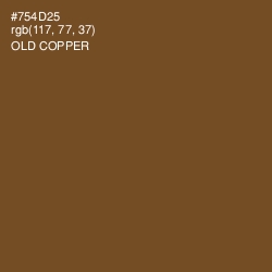 #754D25 - Old Copper Color Image