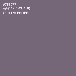 #756777 - Old Lavender Color Image