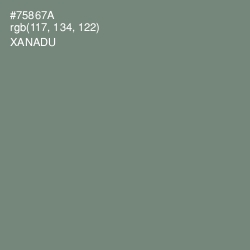#75867A - Xanadu Color Image
