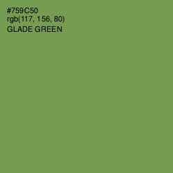#759C50 - Glade Green Color Image