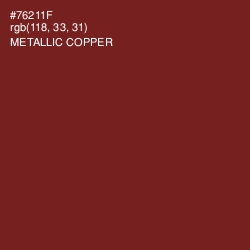 #76211F - Metallic Copper Color Image