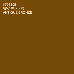 #764B08 - Antique Bronze Color Image