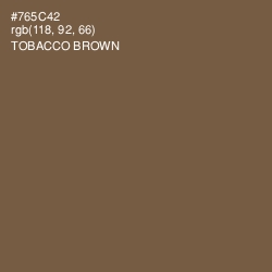 #765C42 - Tobacco Brown Color Image