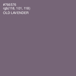 #766576 - Old Lavender Color Image