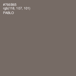#766B65 - Pablo Color Image