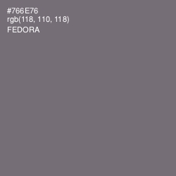 #766E76 - Fedora Color Image