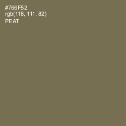 #766F52 - Peat Color Image