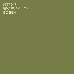 #767D47 - Go Ben Color Image