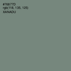 #76877D - Xanadu Color Image
