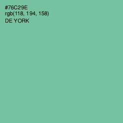 #76C29E - De York Color Image