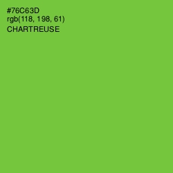 #76C63D - Chartreuse Color Image