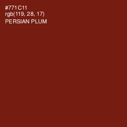 #771C11 - Persian Plum Color Image